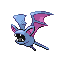 Zubat front-facing sprite from Pokémon FireRed