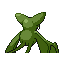 Zubat shiny back-facing sprite from Pokémon FireRed