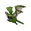Zubat shiny front-facing sprite from Pokémon FireRed