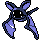 Zubat front-facing sprite from Pokémon Gold