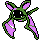 Zubat shiny front-facing sprite from Pokémon Gold