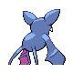Zubat back-facing sprite from Pokémon SoulSilver