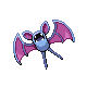 Zubat front-facing sprite from Pokémon SoulSilver