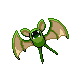 Zubat shiny front-facing sprite from Pokémon SoulSilver