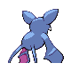 Zubat back-facing sprite from Pokémon Platinum