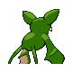 Zubat shiny back-facing sprite from Pokémon Platinum