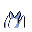 Zubat back-facing sprite from Pokémon Blue