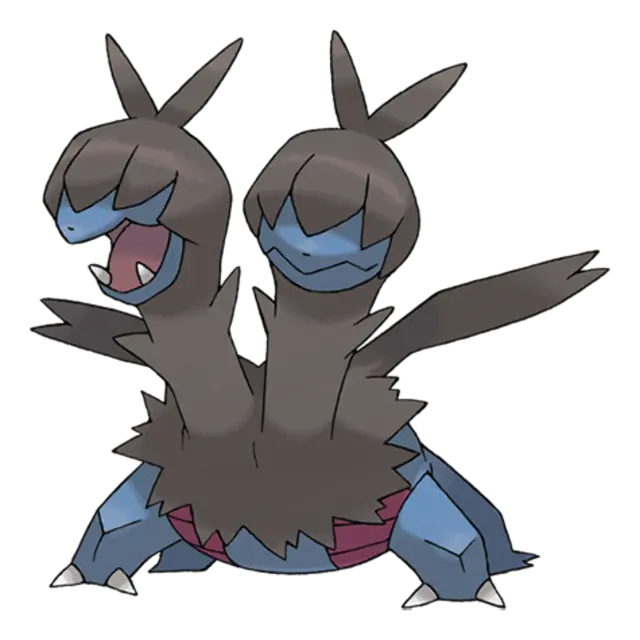 Zweilous, the Hostile Pokémon — Dark/Dragon-type Pokémon official artwork