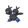 Zweilous front-facing sprite from Pokémon Black 2