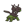 Zweilous shiny back-facing sprite from Pokémon Black 2