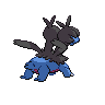 Zweilous back-facing sprite from Pokémon Black