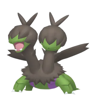 Zweilous shiny front-facing sprite from Pokémon Omega Ruby